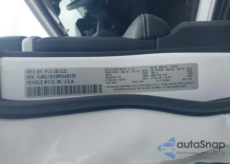 2023 Jeep Grand Cherokee Limited 4X4 из США, поврежденный, VIN 1C4RJHBG3PC643173